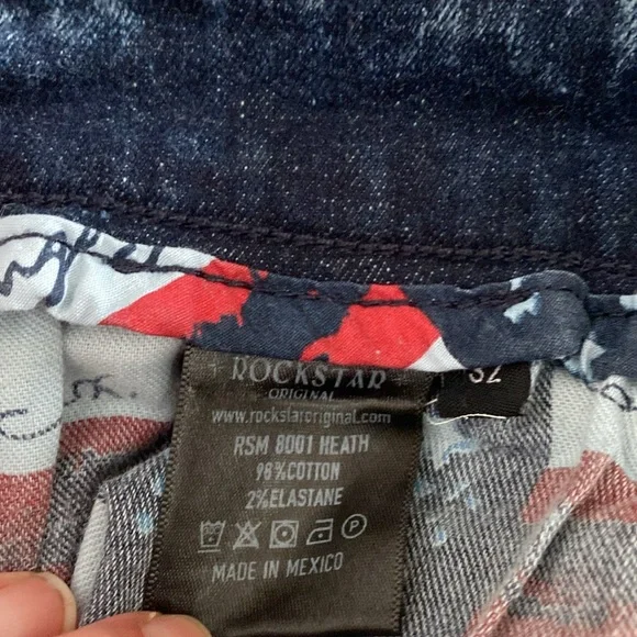 Mens Rockstar Original Short NWOT Size 32 - Picture 6 of 7